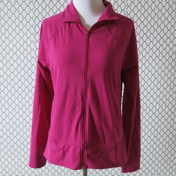 adidas Tops - ADIDAS Full Zip Long Sleeve Athletic Sweater Jacket - Size Medium